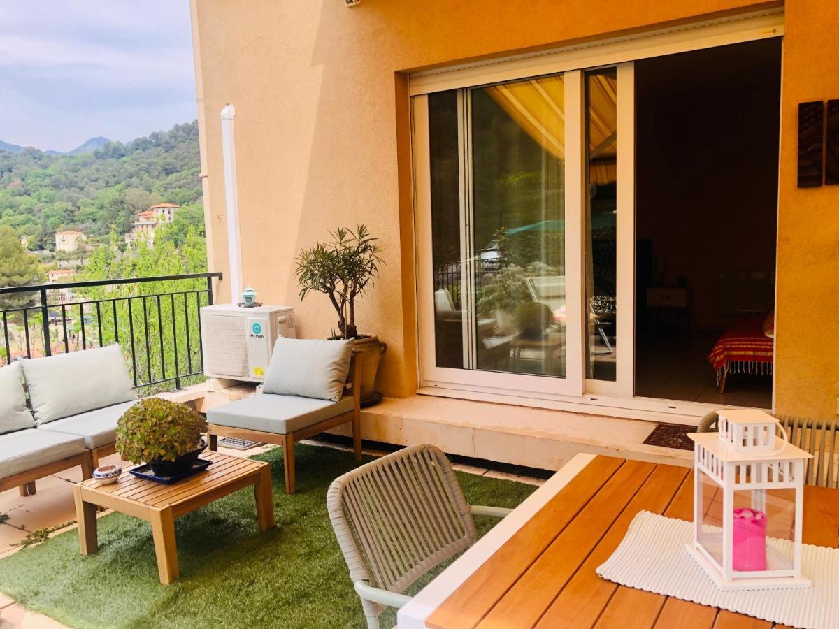 Mon Appart avec Terrasse et Piscine Roquebrune-Cap-Martin Extérieur photo